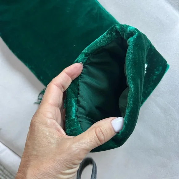 Velvet Letter to Santa Christmas Stocking - Picture 6 of 10